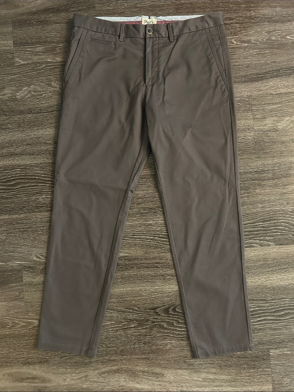 Perk Men’s Slim Fit + Stretch Pants - Size 35/30